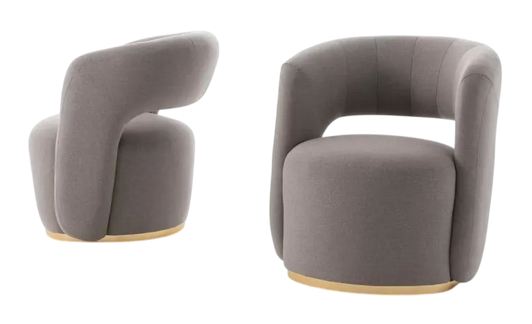 Poltrona de couro sofisticada 4